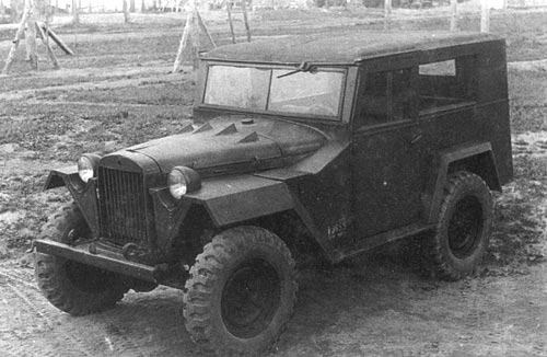 Опытный вариант ГАЗ-67-420. Осень 1943 г.